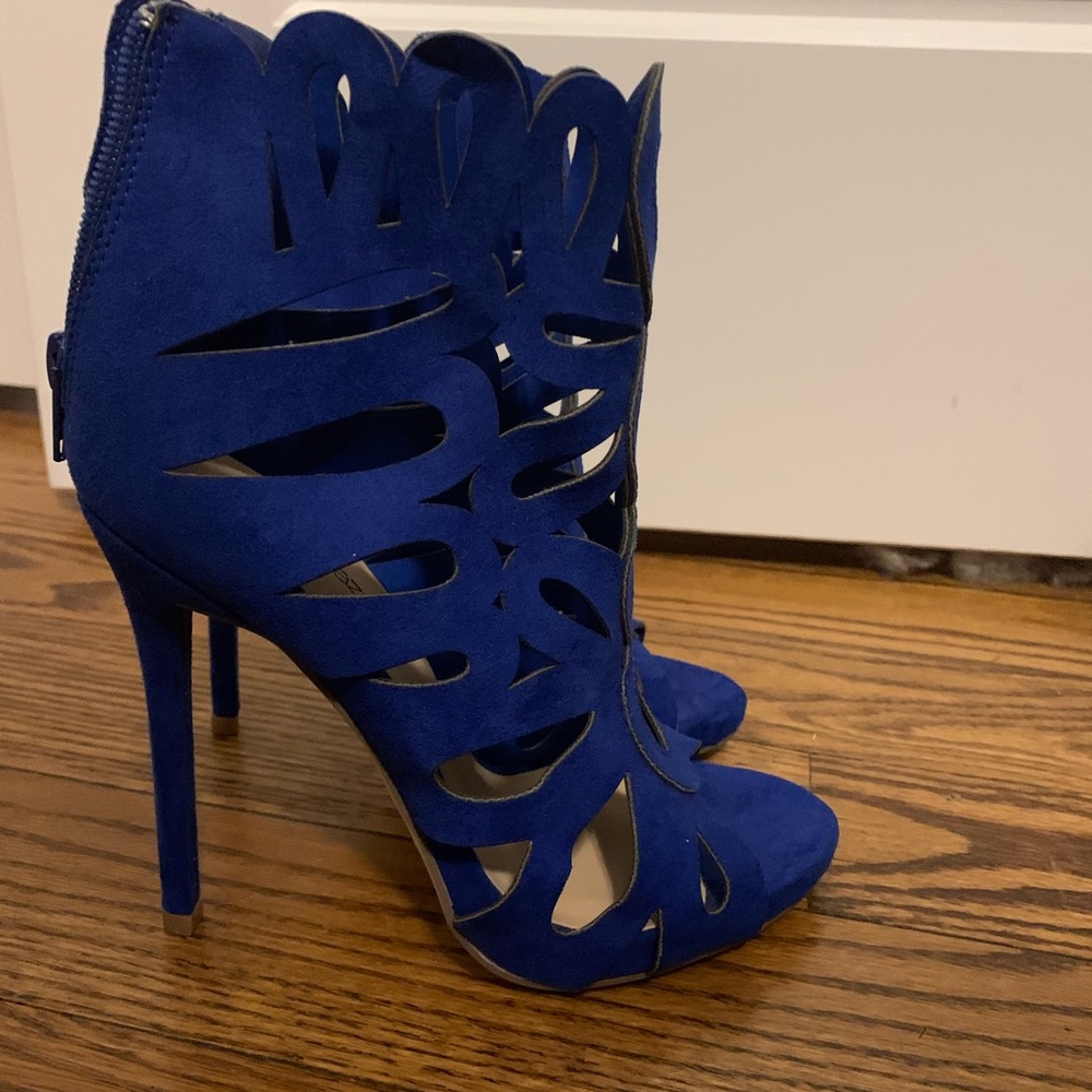 ShoeDazzle Cobalt Blue Heels